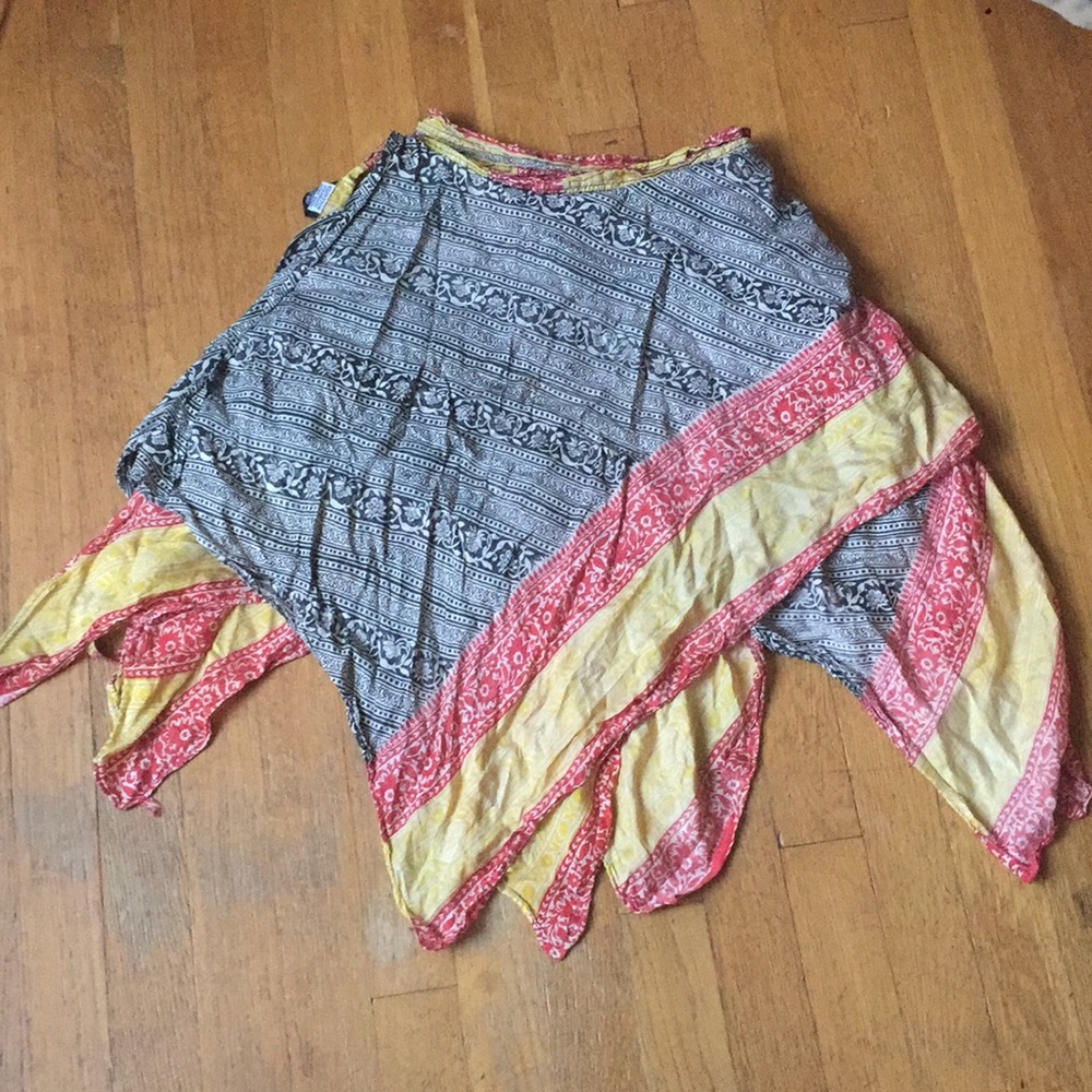 Silk Wrap Skirt